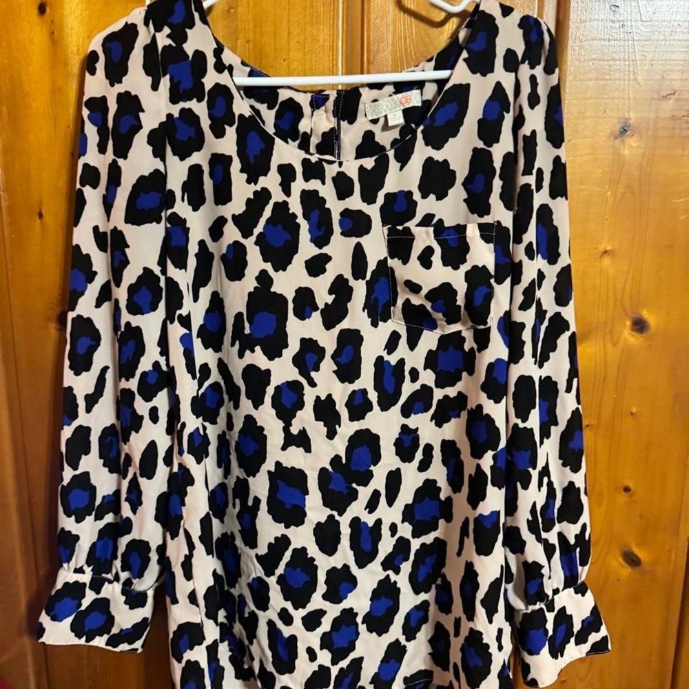 Leopard Print Blouse